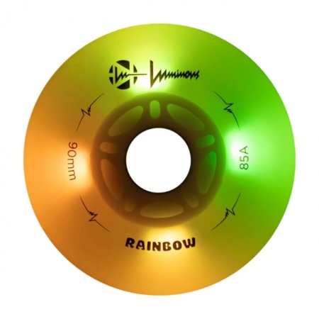 LUMINOUS Inline Led Wheels Rainbow - 90mm/85A 4-Pack - Img 2