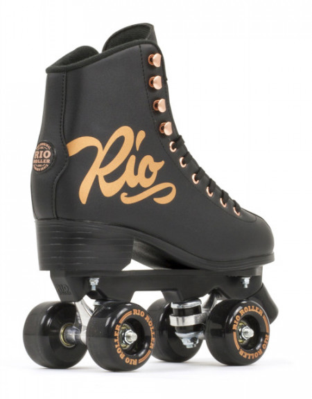 Rio Roller Rose Quad Skates - Black - Img 3