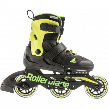 Rollerblade Microblade 3WD - Preto/Lima - Img 3