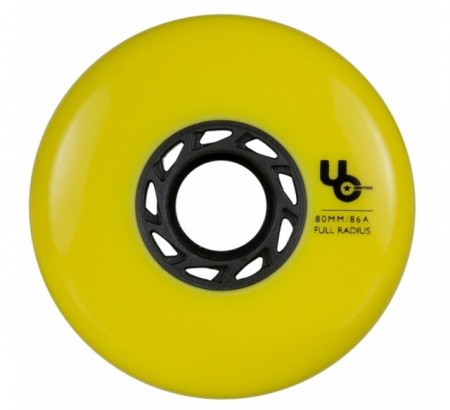 UNDERCOVER Team 80mm/86a, full Radius, yellow, 4-Pack - Img 4