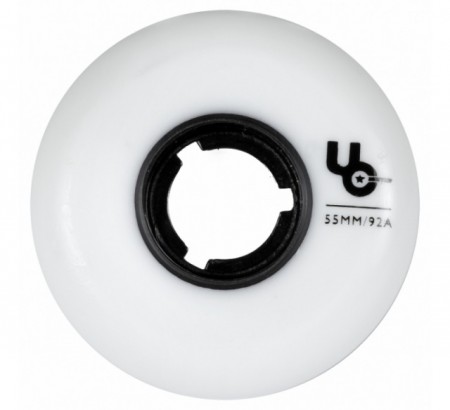 Undercover Team Wheels 55mm/92A - White - 4 pack - Img 2