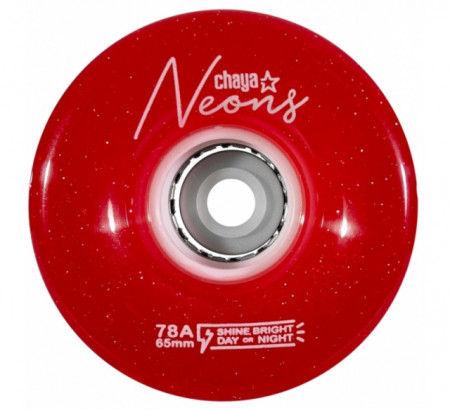 Chaya Led Wheels - Neon Red - 65*38m/78a, 4-Pack - Img 2