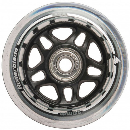 Rollerblade Wheels 80mm/82A (8 wheels Pack+SG7 Bearings) - Img 2