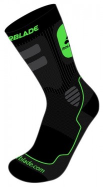 Skating Socks High Performance Rollerblade Black/Green - Img 2
