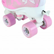KRF- SCHOOL PPH PINK FLOR - Patins Ajustáveis