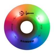 LUMINOUS Inline Led Wheels Rainbow - 80mm/85A 4-Pack