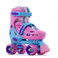 SFR Hurricane III Pink/Blue- Patins Ajustáveis