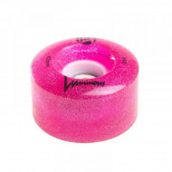 Luminous Quad Led Wheels - Glitter Pink - 62mm/85a, 4-Pack