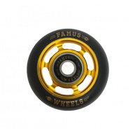 Famus Wheels - Metal Core 60mm/92A - Gold/Black - 4 pack