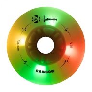 LUMINOUS Inline Led Wheels Rainbow - 100mm/85A 3-Pack