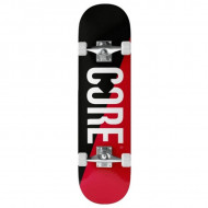 CORE Split Skate Completo - 7.75" Black/Red