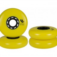 UNDERCOVER Team 80mm/86a, full Radius, yellow, 4-Pack