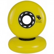 UNDERCOVER Team 80mm/86a, full Radius, yellow, 4-Pack