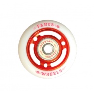 Famus Wheels - Metal Core 60mm/88A - Red/White - 4 pack