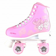 KRF- SCHOOL PPH PINK FLOR - Patins Ajustáveis