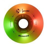 LUMINOUS Inline Led Wheels Rainbow - 90mm/85A 4-Pack