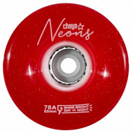 Chaya Led Wheels - Neon Red - 65*38m/78a, 4-Pack