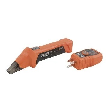 KLEIN TOOLS: ET-310 Detector Digital de Cortacircuitos de 120 Vca con Probador de Tomacorrientes GFCI
