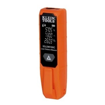 KLEIN TOOLS: 93-LDM-100C Medidor Compacto Láser de Distancias. Rango: 5.1 cm a 30.5 m