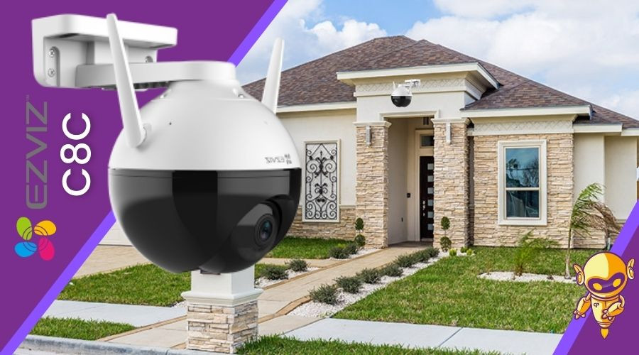 Ezviz C8C: Cámara de seguridad para exterior y visión 360°