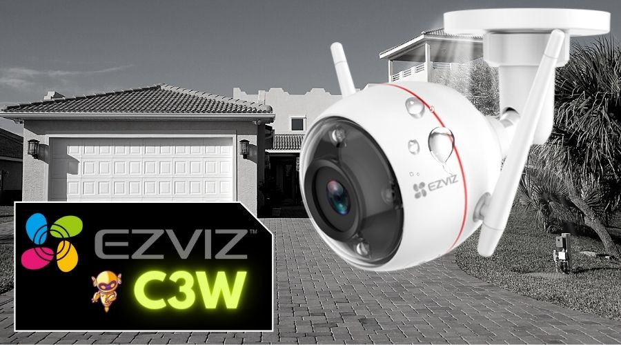 EZVIZ C3W: Cámara de Seguridad con luz y sonido para alertas precisas