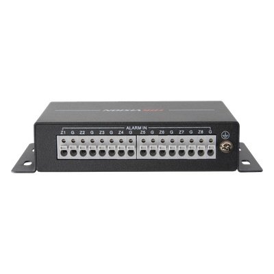 HIKVISION DS-PM-RSI8: expansor de zonas cableado de 8 zonas para alarmas con RS-485 y supervisión EOL