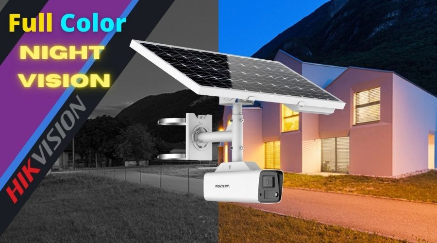 Kit de vigilancia Hikvision: Panel Solar y Visión Nocturna Full Color [2022]