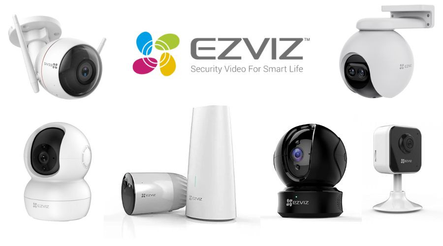 EZVIZ Cámara de seguridad para exteriores de doble lente 1080P, excelente  visión nocturna a color, luz activa y alarma de sirena con detección de
