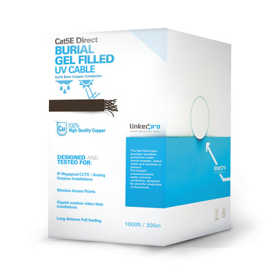 LINKEDPRO BY EPCOM: PRO-CAT-5E-GELX Bobina de cable de 305 m