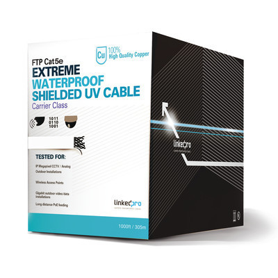 LINKEDPRO BY EPCOM: PRO-CAT5-EXT-LITE Bobina de cable de 305m, Cat5e