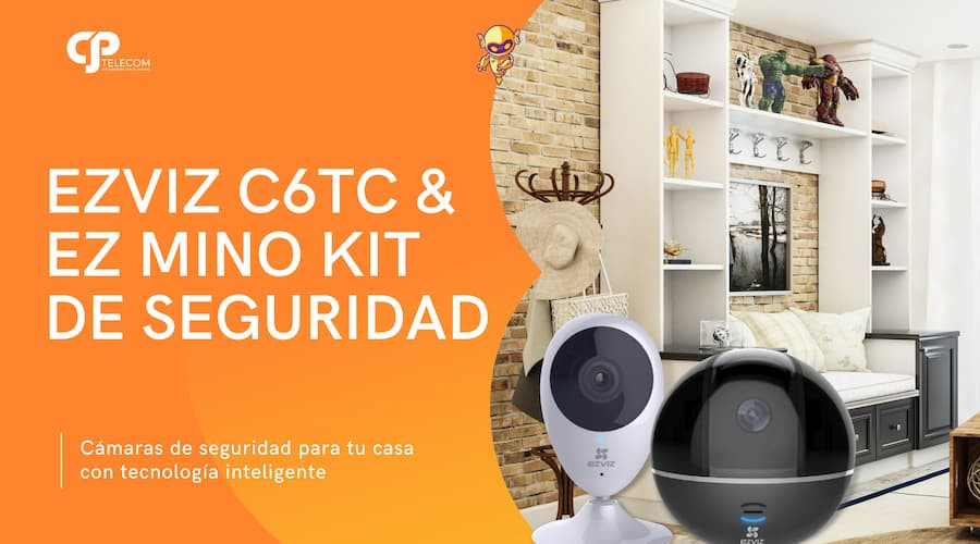 EZVIZ C6TC & EZ MINO KIT DE SEGURIDAD