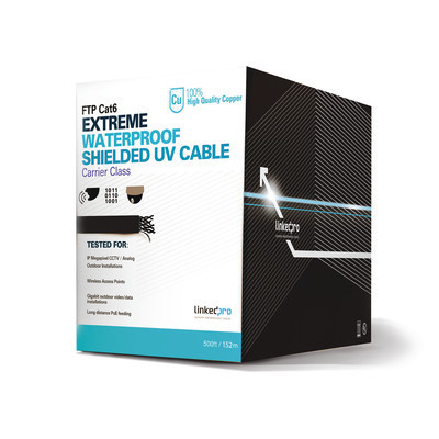 LINKEDPRO BY EPCOM: PRO-CAT-5-EXT/500 Bobina de cable de 152 metros, Cat5e, FTP, blindado