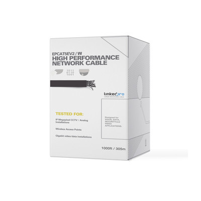 LINKEDPRO BY EPCOM: EP-CAT-5E-V2 Bobina de cable de 305 m ( 1000 ft ) Cat5e. Reseña