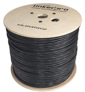 LINKEDPRO BY EPCOM:  EP-CAT5e-V2P bobina de cable siamés Cat5e CCA. Características