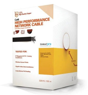 LinkedPro By Epcom PRO-CAT6-PLUS/100M cable Cat6+ calibre 23 alto rendimiento. Especificaciones