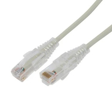 LINKEDPRO BY EPCOM: LP-UT6A-1000-GY28 Cable de Parcheo Slim UTP Cat6A - 10 m Gris
