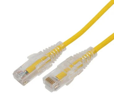 LINKEDPRO BY EPCOM: LP-UT6A-1000-YE28 Cable de Parcheo Slim UTP Cat6A - 10 m Amarillo