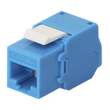 LINKEDPRO BY EPCOM: LP-KJ-6A-TTBU Módulo Jack Keystone Cat6A (toolless)