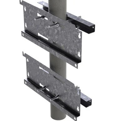 LINKEDPRO BY EPCOM: LP-FORTE-16U-BRA-R2 Herraje para Fijación a Pared, Torre o Poste