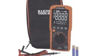 KLEIN TOOLS:  MM450 Multímetro Digital Esbelto de Rango Automático con TRMS 600V y Medición de Temperatura