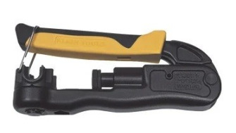 KLEIN TOOLS: VDV211-063 Pinza Ponchadora para Cables RG58, RG59, RG62, RG6/6Q, RG7, RG11 y Conector F, BNC y RCA