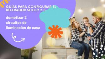 Shelly 2.5 cómo domotizar 2 circuitos de iluminación de casa