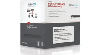 LINKEDPRO BY EPCOM: PRO-CAT-5-EXT-V2 Bobina de cable de 305 m, Cat5e , FTP, blindado
