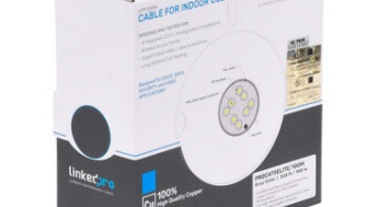 LINKEDPRO BY EPCOM PRO-CAT-5E-LITE/100M Bobina de cable de 100m, Cat5e. Características