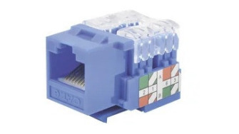 LINKEDPRO BY EPCOM:  LPKJ601BU Módulo Jack 110 Cat6, Keystone para faceplate