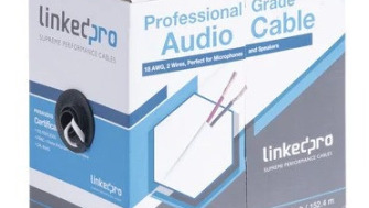 LINKEDPRO BY EPCOM:  PRO-AUDIO Cable para audio profesional de 2 conductores calibre 18