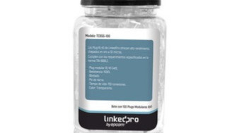 LINKEDPRO BY EPCOM: TC6SG-100 Bote con 100 Piezas de Plug Modular RJ45 Cat6