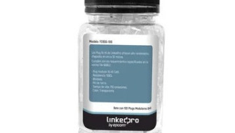 LINKEDPRO BY EPCOM: TC6SG-100 Bote con 100 Piezas de Plug Modular RJ45 Cat6 blindado con pin de tierra
