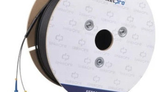LINKEDPRO BY EPCOM: EF-300-SC Carrete de Fibra Óptica Monomodo con conectores SC-SC Duplex