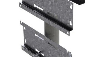 LINKEDPRO BY EPCOM: LP-FORTE-16U-BRA-R2 Herraje para Fijación a Pared, Torre o Poste